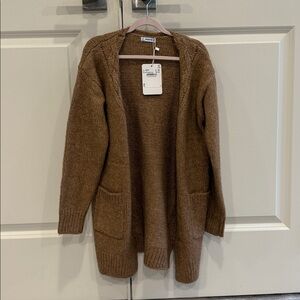 Mayoral Girls Brown Knit Cardigan